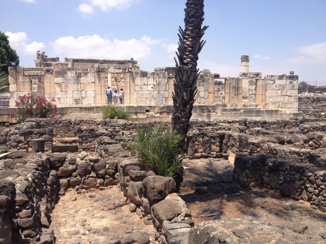Capernaum ruins.