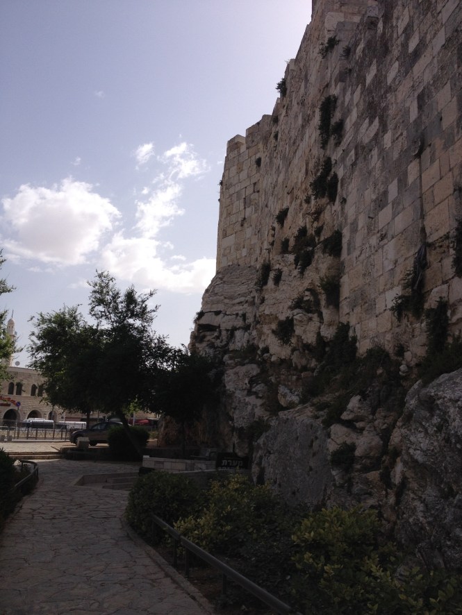 North wall of Jerusalem.