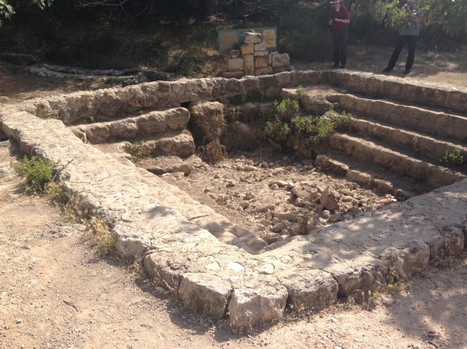 Ritual bath (seen while walking the 'Road to Emmaus').