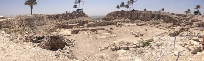 Megiddo ruins.